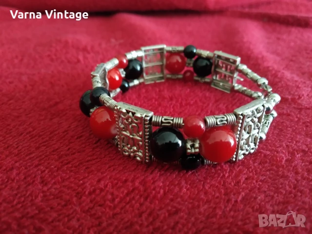 Красива дамска гривна с орнамент., снимка 4 - Гривни - 51200048