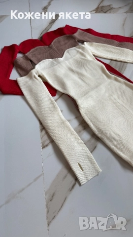 Рипс рокли плетиво, снимка 7 - Рокли - 52138894