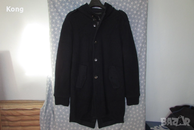 винтидж Emporio Armani Italy вълнето Ново палто Daniele Fiesoli горница мерино Италия Емпорио Армани, снимка 2 - Якета - 52839483