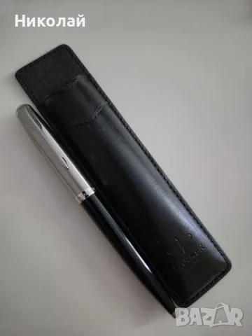 Parker Insignia Laque Black / Stainless Steel – Made in France + оригинален калъф