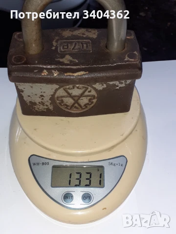 Голям стар катинар катанец СССР, снимка 5 - Антикварни и старинни предмети - 50840923