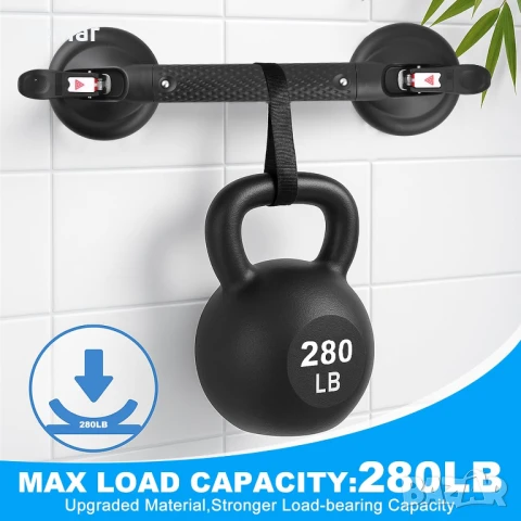 DAREN MEDICAL Вендуза за вани и баня, Дръжка за възрастни хора с всмукване с индикатори, снимка 4 - Други стоки за дома - 51106062