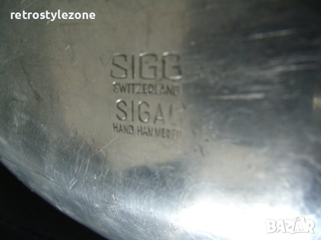 № 6951 старо метално пано BASEL , снимка 6 - Други ценни предмети - 40462619