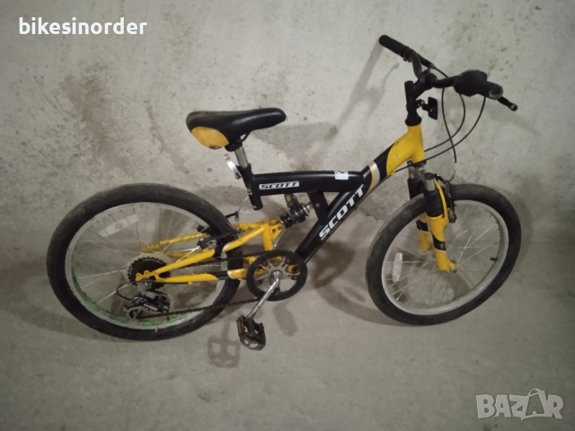 Детски БМХ 20 цола 2 амортисьора и скорости 