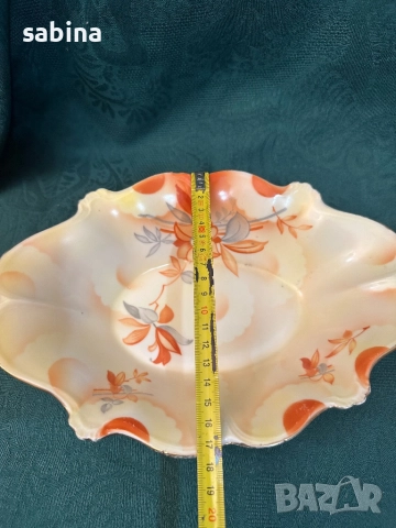 Антикварна фруктиера на К.Steinmann, Silesia от периода 1930-1935 , снимка 6 - Други ценни предмети - 52979614