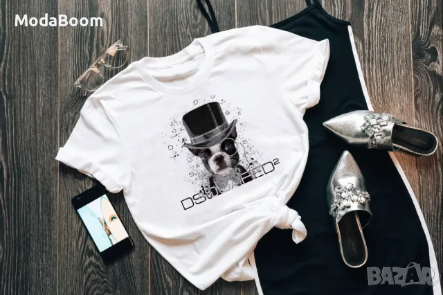 Dsquared2 Icon дамски тениски ВЗЕМИ 2 + 1 ПОДАРЪК🎁