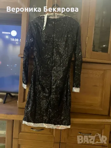 Елегантна пайетена рокля, снимка 8 - Рокли - 48836181