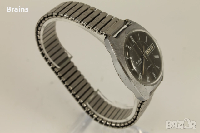Руски Ръчен Часовник SLAVA 2627 Automatic Със 27 Камъка, снимка 6 - Мъжки - 52734077