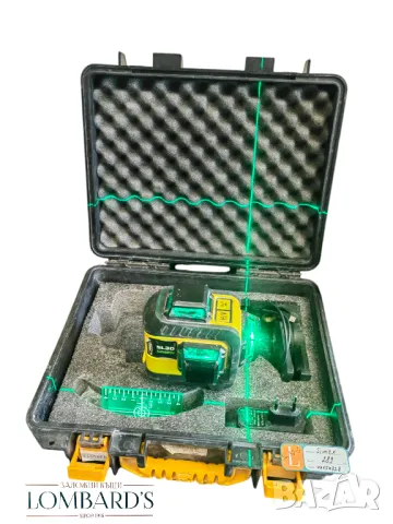 Лазерен нивелир 3х360°, зелен лъч CIMEX SL3D-G