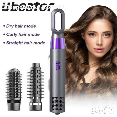 Сешоар с отрицателни йони 3в1,маша,сешоар,гребен,3000W, снимка 4 - Сешоари - 53603266