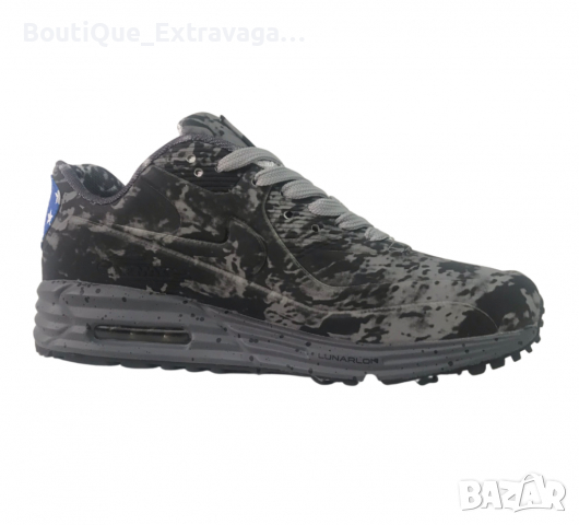 Дамски маратонки Nike Air Max Lunar90 SP Grey/Black !!!, снимка 2 - Маратонки - 36355760