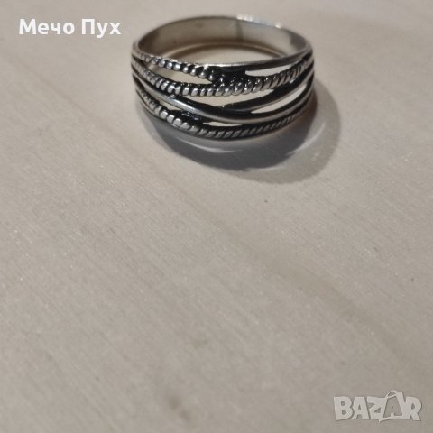 Сребърен пръстен мъжки 24мм (175)