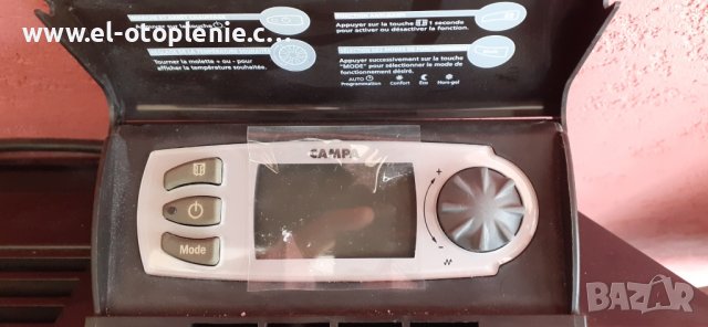 Енергоспестяващ Лъчист радиатор Campa Campaver 1200W, Черен от www.El-otoplenie.com, снимка 2 - Радиатори - 41080148