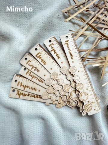 Персонализирани дървени линии, снимка 3 - Ученически пособия, канцеларски материали - 41569934