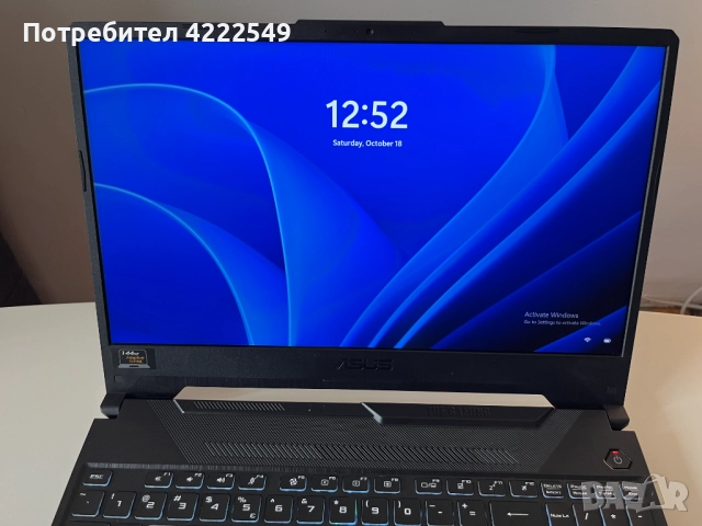 Лаптоп Gaming ASUS TUF A15 FA506IV, снимка 11 - Лаптопи за игри - 52203273