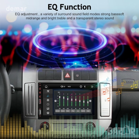 Двудиново автомобилно радио с безжичен Carplay и Android Auto, 7 инча, снимка 4 - Аксесоари и консумативи - 52294062