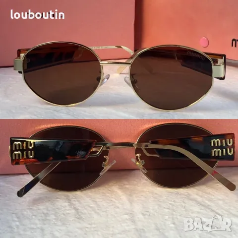 Miu 2024 дамски слънчеви очила елипса кръгли овални 4 цвята