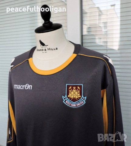 WEST HAM UNITED HAMMERS MACRON 2012/2013 TRAINING FOOTBALL SHIRT JERSEY SIZE XXL/3XL , снимка 3 - Спортни дрехи, екипи - 52949038