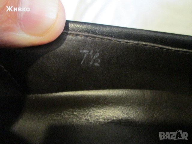 HOGAN черни мъжки обувки от естествена кожа размер UK-7.5; EUR-41.5., снимка 7 - Ежедневни обувки - 34111044