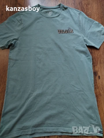 Volcom Widgets S/S T-Shirt Stormy Sea - страхотна мъжка тениска КАТО НОВА М, снимка 5 - Тениски - 51407822