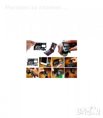 WALLET NINJA 18 В 1 МУЛТИФУНКЦИОНАЛЕН ИНСТРУМЕНТ ЗА ПОРТФЕЙЛ - код 1177, снимка 6 - Други стоки за дома - 34293290