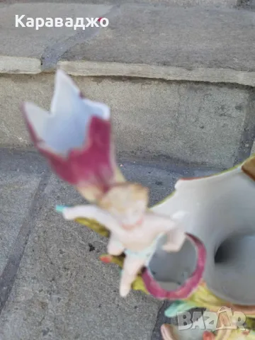 Порцелан Рококо/Германия, снимка 5 - Вази - 47601542