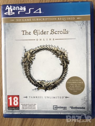 The Elder Scrolls Online: Tamriel Unlimited за Playstation 4, снимка 1 - Игри за PlayStation - 42641693