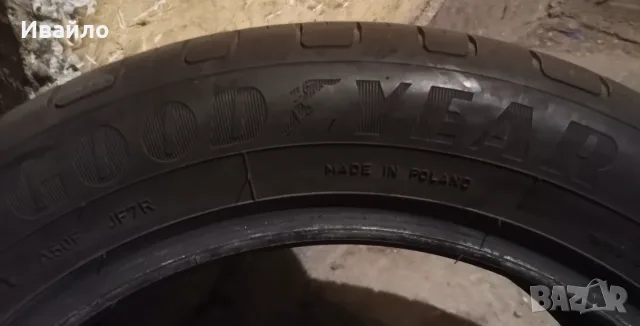 Продавам 2 броя летни гуми 205.55.16 на 1 сезон дот 2021 Goodyear , снимка 4 - Гуми и джанти - 55951431
