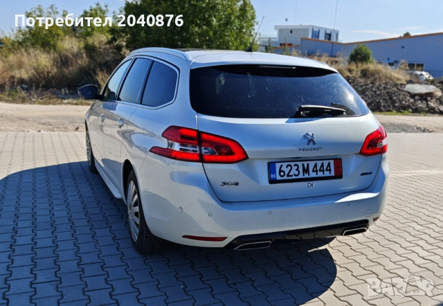 Peugeot 308 SW, 2018г. бензин 1.2, 130 к.с. GT-line, внос от Швейцария, снимка 7 - Автомобили и джипове - 52255179