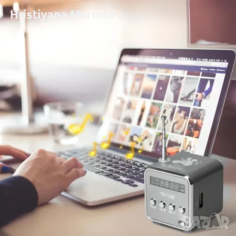 Преносима Bluetooth колонка с FM радио и LED дисплей, снимка 4 - Bluetooth тонколони - 56047307