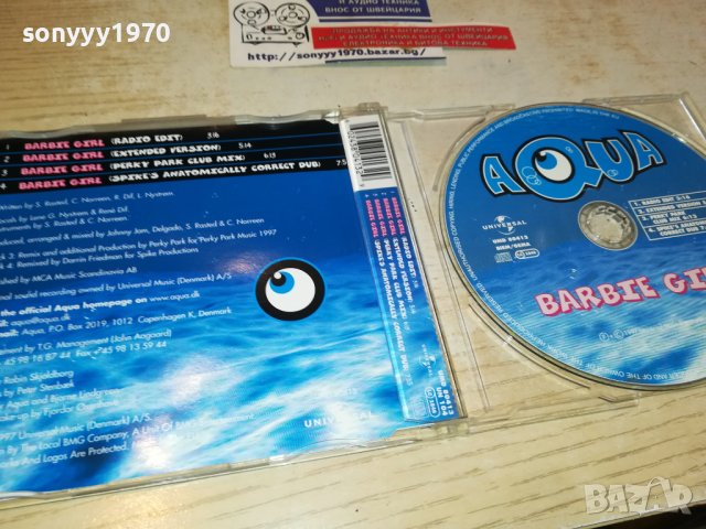 AQUA BARBIE GIRL CD 1304231225, снимка 6 - CD дискове - 40356241