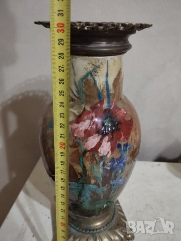 стара бранзова ваза, снимка 3 - Антикварни и старинни предмети - 44252688