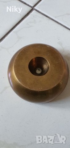 Месингов пепелник , снимка 2 - Антикварни и старинни предмети - 39915792
