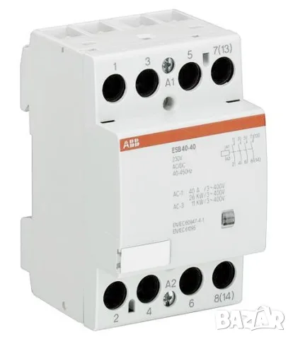 Контактор ABB модулен автоматичен 4P, 4 NO, 24 V, 40 A, ESB40-40-24AC/DC
