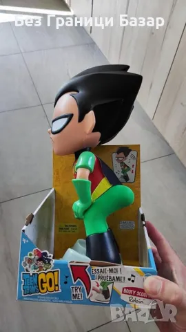 Нов Teen Titans Go! Робин, танцуваща фигура, колекционерски артикул, снимка 4 - Други - 47295557