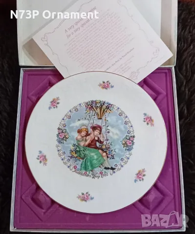 ПОРЦЕЛАНОВА ЧИНИЯ. СВ.ВАЛЕНТИН. 1980г. MADE IN ENGLAND 🇬🇧. 