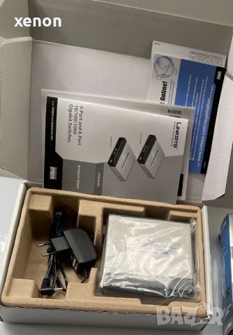 Linksys (Cisco) SD2005 5-Port 10/100/1000 Gigabit Switch, снимка 4 - Суичове - 40605202