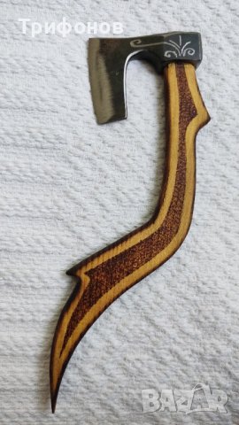 Мезеджийка брадвичка със стойка за стена - ръчна изработка, снимка 3 - Колекции - 44368273