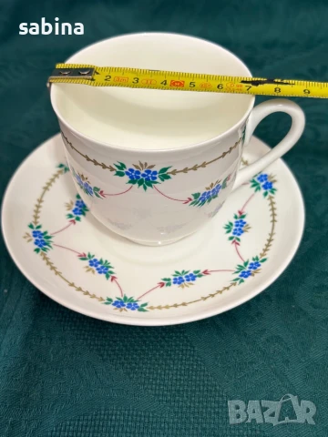 Руски порцелан ЛФЗ “Ломоносов”- чаши за кафе, снимка 6 - Антикварни и старинни предмети - 50717179