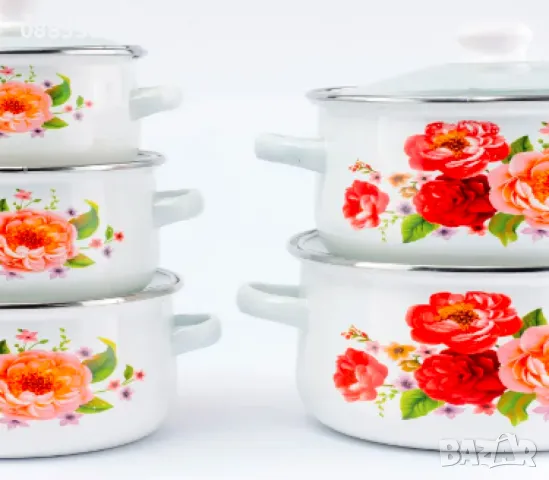 Комплект 5 броя тенджери Различни размери , снимка 2 - Други - 47338710