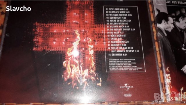 Компакт диск на група  Rammstein - Live aus Berlin, снимка 6 - CD дискове - 39011063
