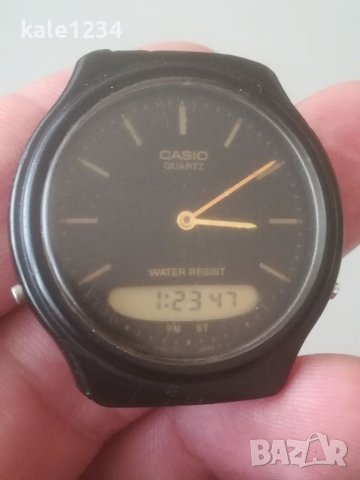 Ретро CASIO 745 aq-39. Vintage watch. Часовник CASIO. Dual time. Ana-digi , снимка 2 - Мъжки - 40898762