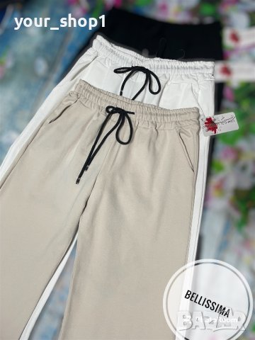 Дамски памучен панталон широк крачол различни цветове , снимка 2 - Спортни екипи - 40703290