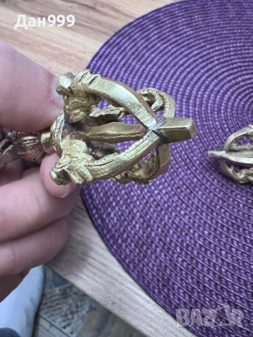 Антични тибетски амулети ваджра (дордже), снимка 7 - Антикварни и старинни предмети - 53237417