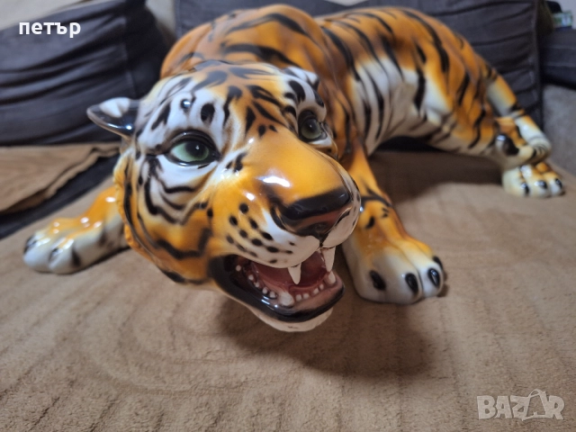 Порцеланов Тигър, снимка 6 - Статуетки - 51897536