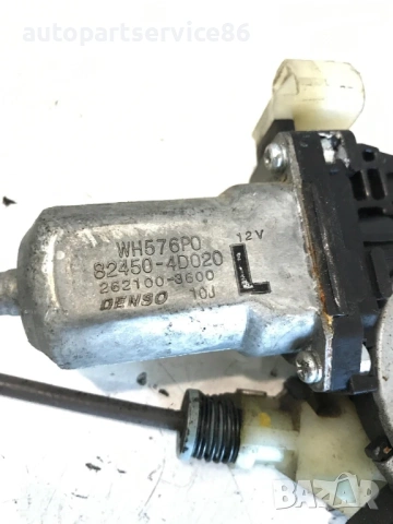 Механизъм за повдигане на стъклото със мотор на задната лява врата за KIA Carnival (2008) 82450-4D02, снимка 2 - Части - 53204367