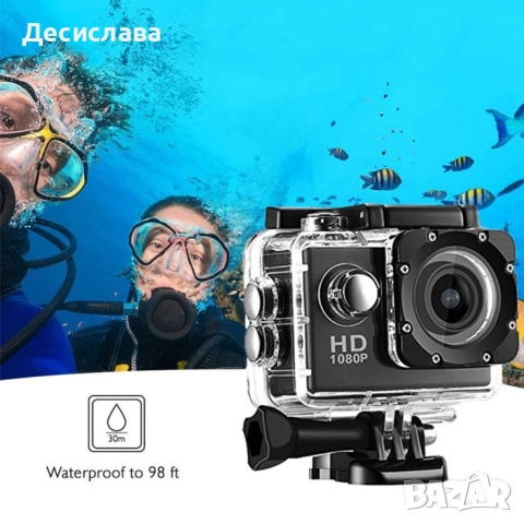 Екшън камера водоустойчива 4К HD, снимка 4 - Камери - 52869467