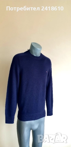 Tommy Hilfiger Merino Wool Mens Size S  НОВО! ОРИГИНАЛ! Мъжки Вълнен Пуловер!, снимка 12 - Пуловери - 52706755