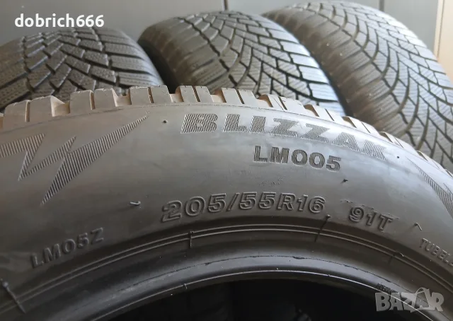 205/55/16 зимни гуми Bridgestone DOT2921, снимка 6 - Гуми и джанти - 56137963