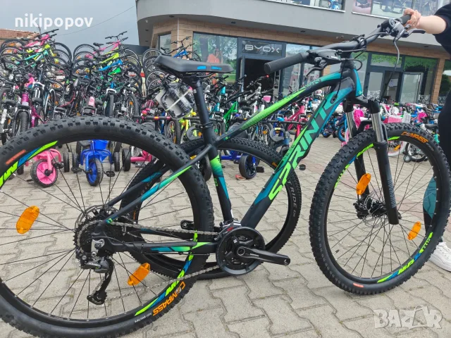 Промо велосипед 29" Sprint APOLON черен/син, снимка 11 - Велосипеди - 56080490
